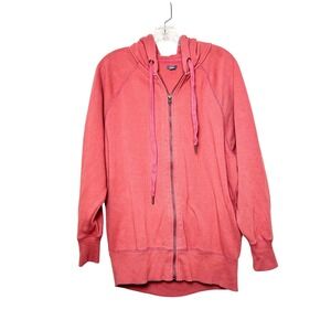 Aerie Full Zip Pink‎ Hoodie Women's Oversized Size Small Athleisure Loungewear